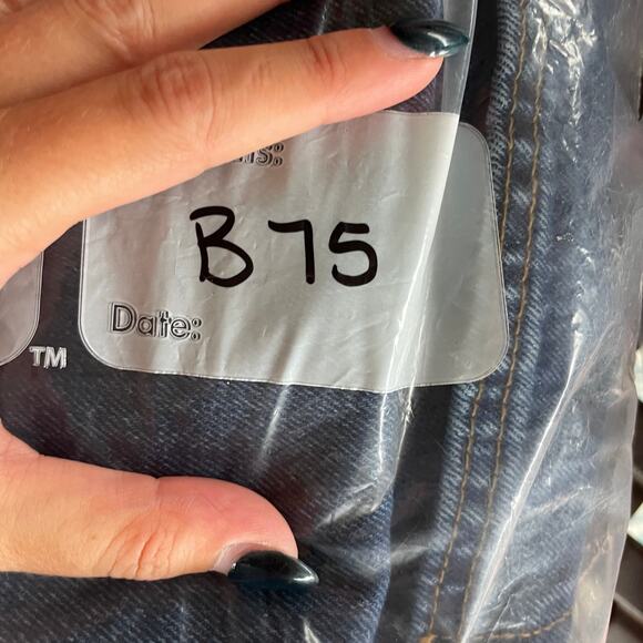 Levi's 505 Dark Wash Regular Fit Straight Leg Jeans Men's - Size 36 - Picture 12 of 12